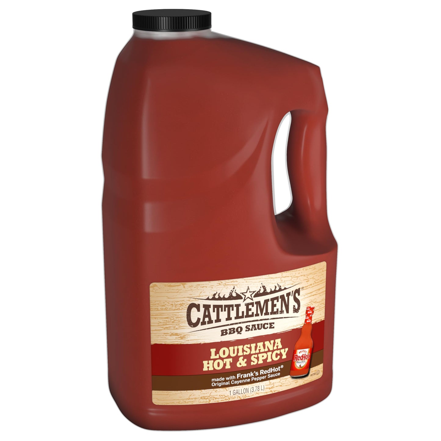 Cattlemen's Mississippi Honey BBQ Sauce, 1 gal - One Gallon Bulk Container of Mississippi Honey Barbecue Sauce Blend of Honey, Vinegar, Hickory and More for Dipping and Barbecue Recipes