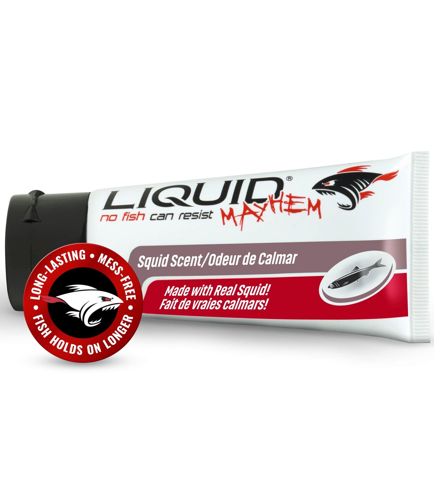 Liquid Mayhem Fish Attractant Gel – Real Bait, Aminos, UV – Multiple Scents and Pack
