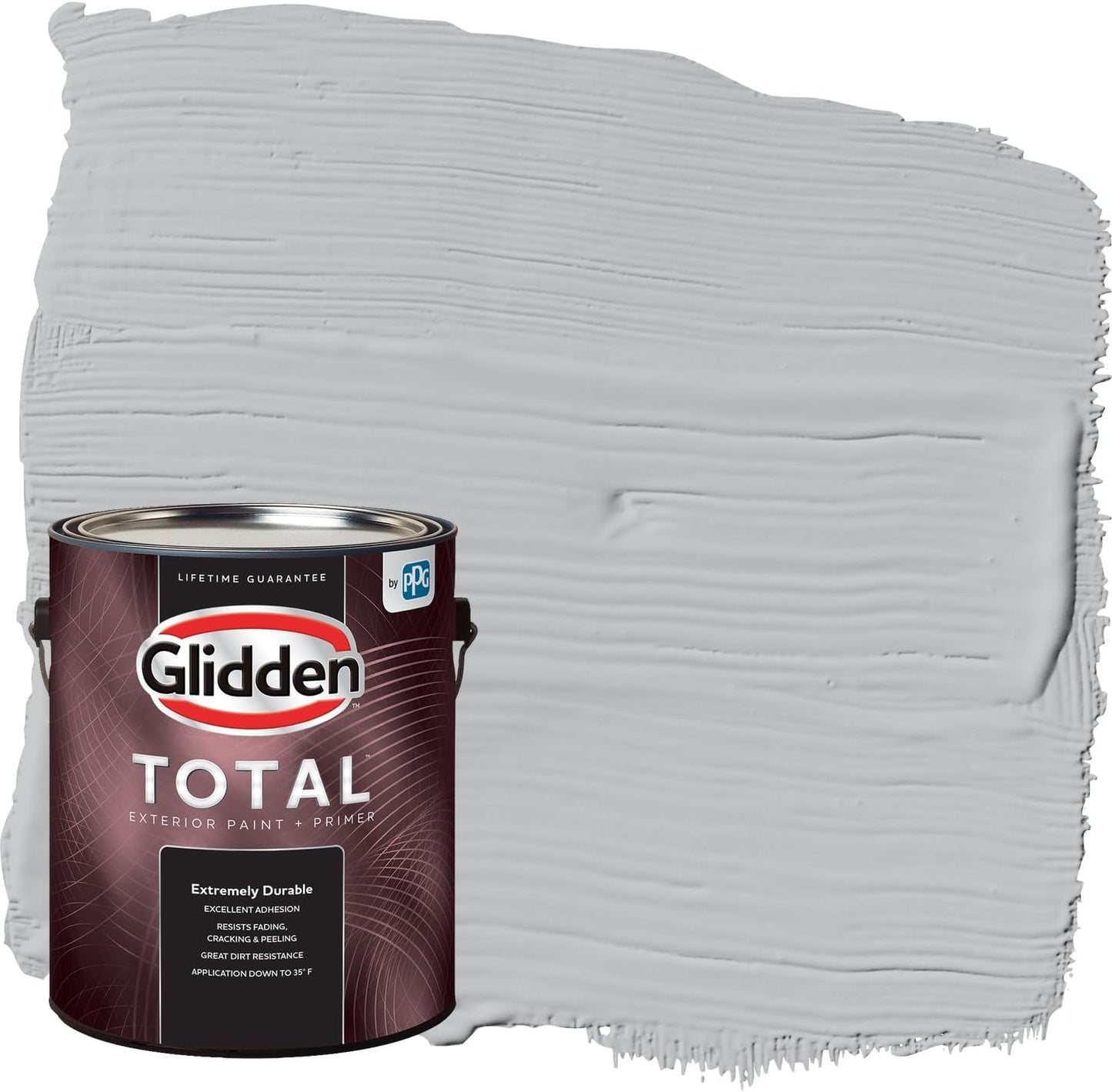 Glidden Exterior Paint + Primer: Black/Black Magic, One Coat, Satin, 1-Gallon