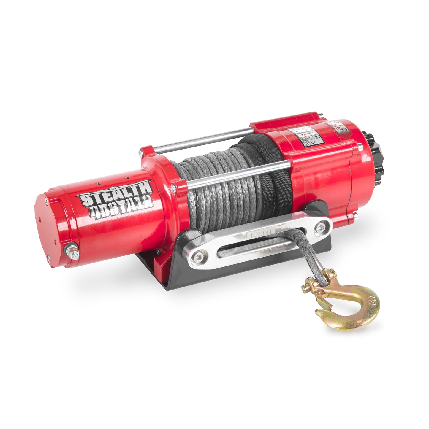 Stealth Winches 13500lb Truck Winch 12V Electric Winch with 2 Wireless remotes and Steel Rope, Perfect for SUV Towing Trailer Winch, Hook, Weatherproof, with Roller Fairlead, Heavy Duty