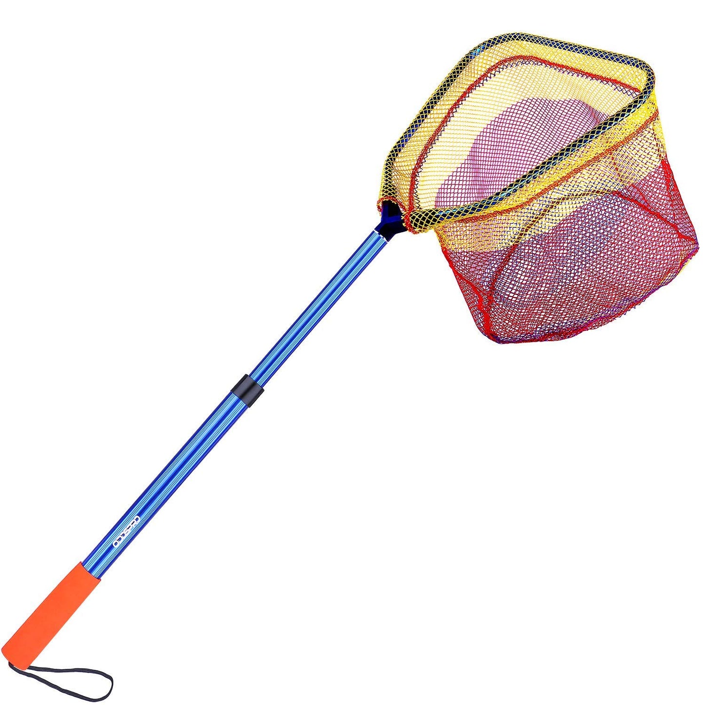 Kids Fishing Net - Telescoping Bait, Minnow, and Butterfly Net With 11.4" Depth, Handle Extends to 30" for Easy Catch and Release