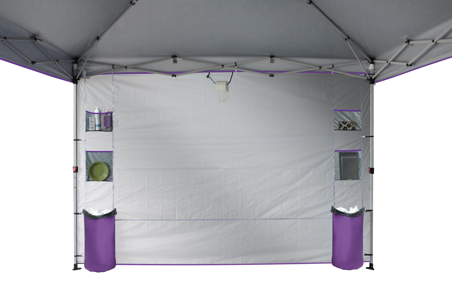 CROWN SHADES Canopy Tent 10x10 Pop Up Canopy Outdoor Shade with Pockets Sidewall, Easy Up Sun Shelter with One Person Set Up Center Lock, Portable Instant Camping Beach Canopy Tents, Forest Green