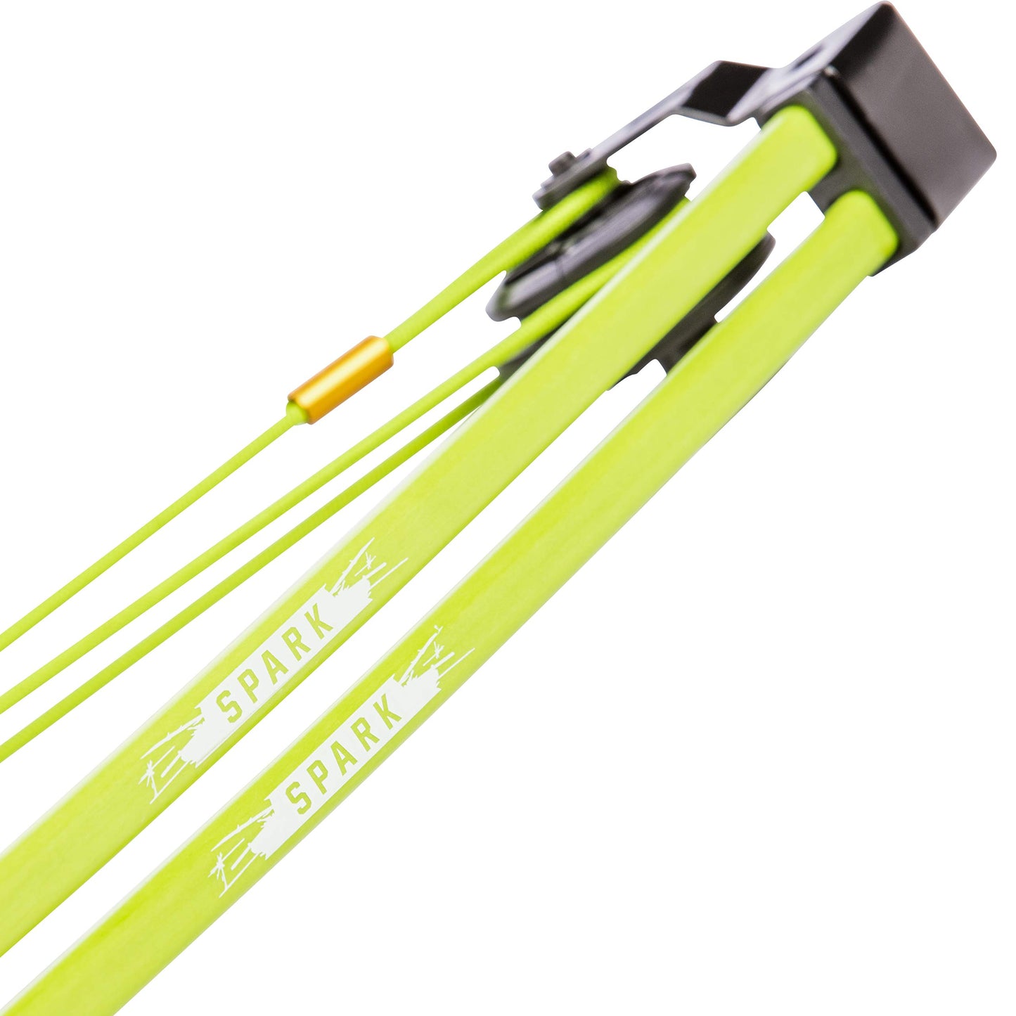 Bear Archery Spark Youth Bow Set, Recommended for Ages 5 to 10, Ambidextrous, Includes 2 Arrows, Armguard, Quiver