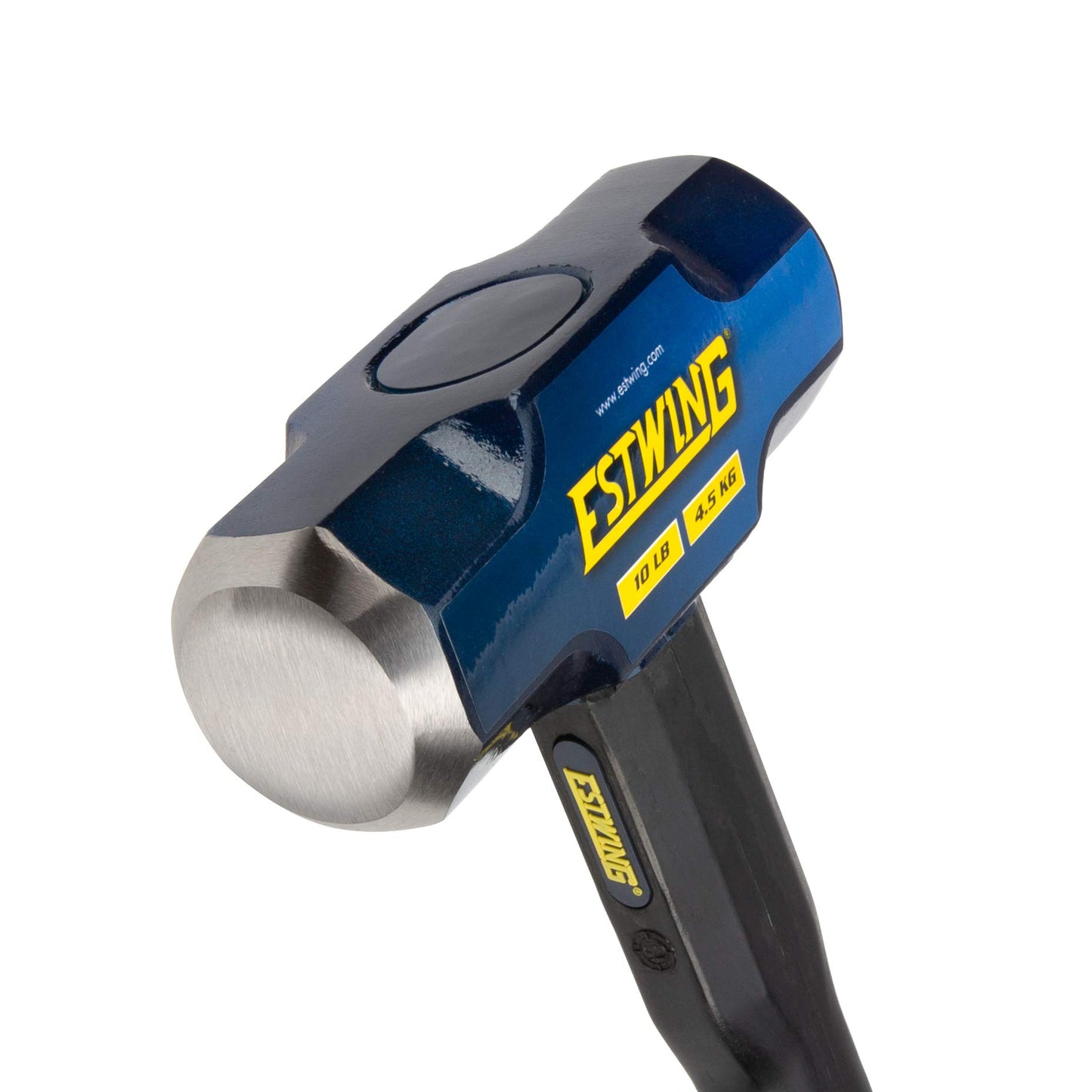 Estwing 16-Pound Hard Face Sledge Hammer for Demolition/Stake Driving, 50-55 HRC, 36-Inch Fiberglass Handle, Overstrike Protection, Textured Grip