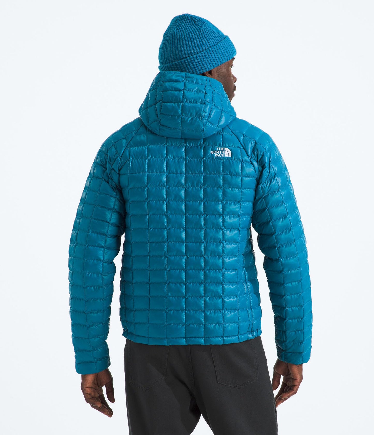 THE NORTH FACE Men's Thermoball Hooded Jacket | Lightweight, Wind & Water Resistant Fabric, Synthetic Insulation