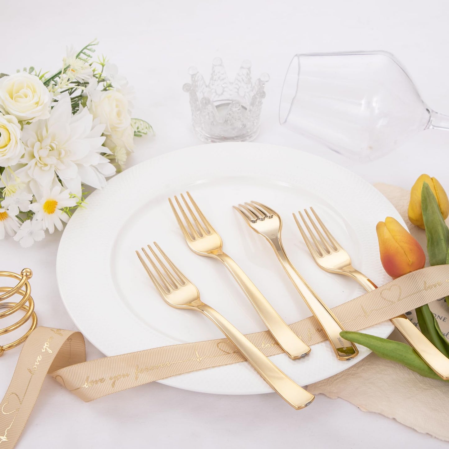 Liacere 360PCS Clear Plastic Knives Disposable - Heavy DutyBPA-Free - Heat Resistant, Solid and Durable Disposable Knives Bulk, Premium Plastic Knives Heavy Duty for Party Supply