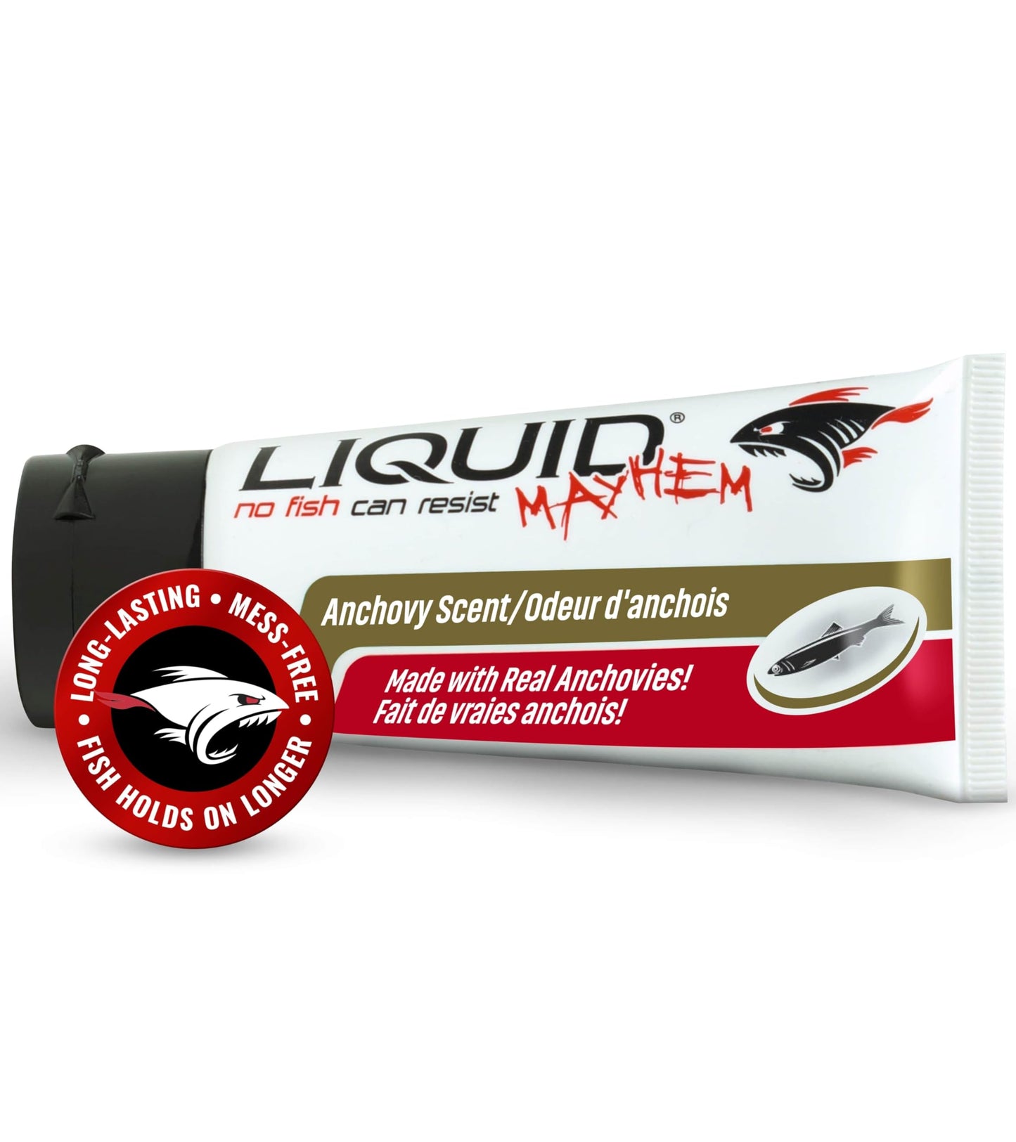Liquid Mayhem Fish Attractant Gel – Real Bait, Aminos, UV – Multiple Scents and Pack