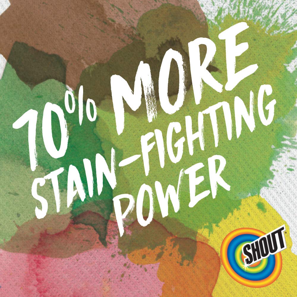Shout Advanced Spray and Wash Laundry Stain Remover Gel, Best Shout Formula, 22 oz - Pack of 3
