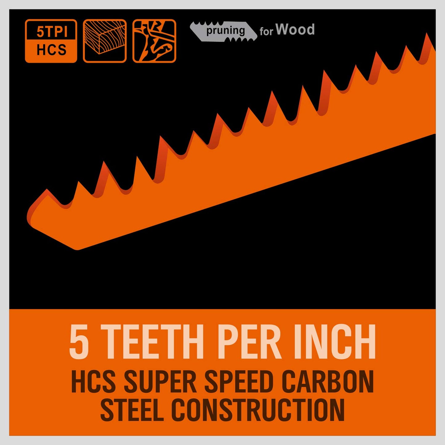 HORUSDY 10-Piece Reciprocating Saw Blades Set, Metal & Woodcutting Saw Blades