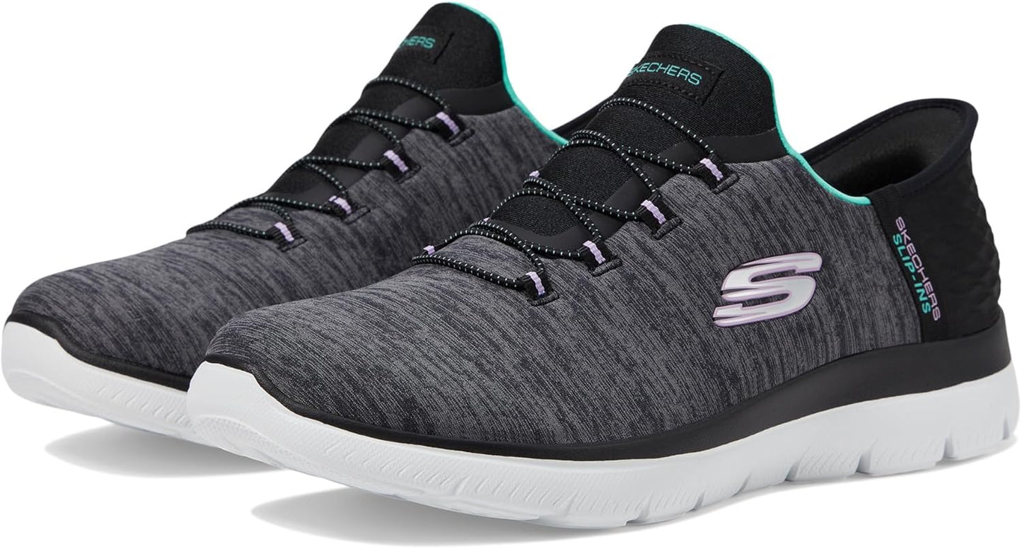Skechers Women's Hands Free Slip Ins Summits Dazzling Haze Sneaker