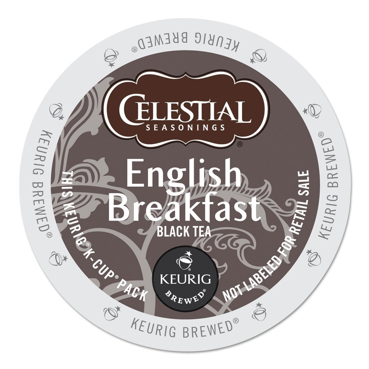 Celestial Seasonings English Breakfast Black Tea, Single-Serve Keurig K-Cup Pods, 96 Count