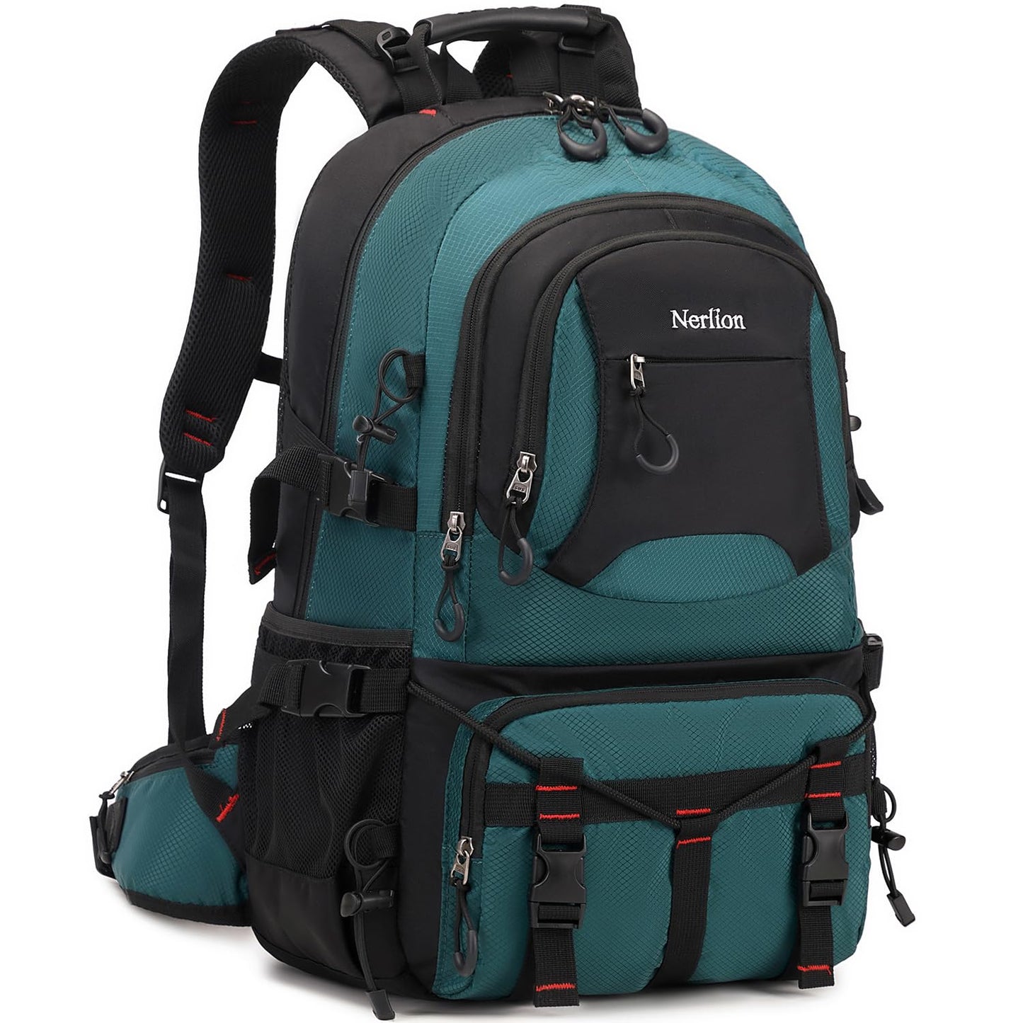 Nerlion 40L Hiking Backpack Travel Backpack for Men Women Camping Waterproof Outdoor Hiking Daypack Lightweight Backpack (Orange)