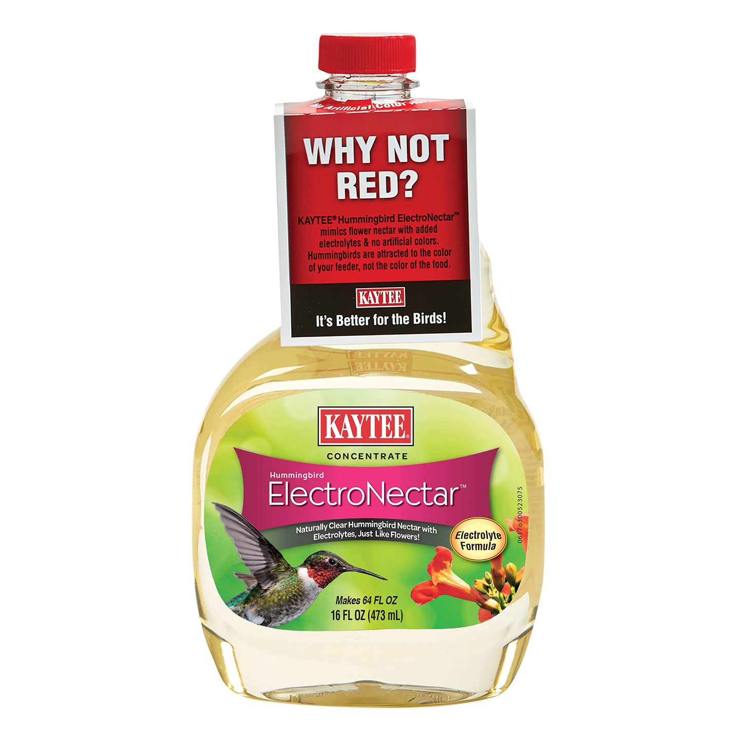 Kaytee Hummingbird ElectroNectar Wild Bird Food, Ready to Use, 64 Ounces