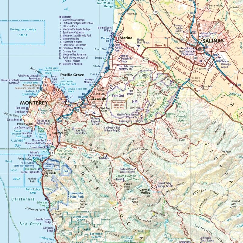 California Road & Recreation Atlas - 12th Edition, 2024 (Benchmark)