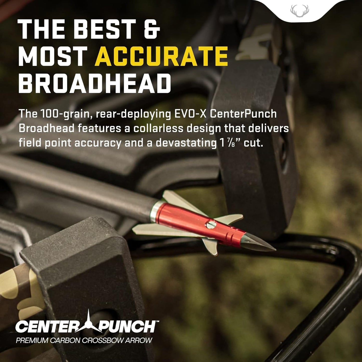 TenPoint Ten Point HEA-800.3 EVO-X Center Punch Broadhead Rear Deploying, Multi, One Size