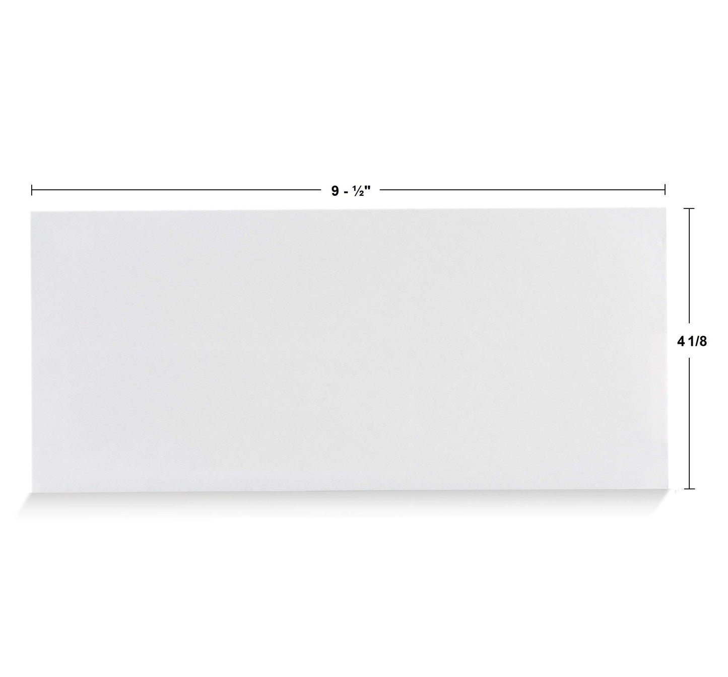 Aimoh 500#10 Custom Printed Security Tinted Self-Seal Envelopes - Personalized with Logo and Address/Return Address Imprinted -Size 4-1/8 X 9-1/2" -White -24 LB -Box of 500 Count (74010)