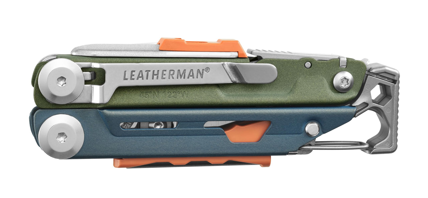 LEATHERMAN, Signal, 19-in-1 Multi-tool for Outdoors, Camping, Hiking, Fishing, Survival, Durable & Lightweight EDC, Made in the USA, Topographical Print
