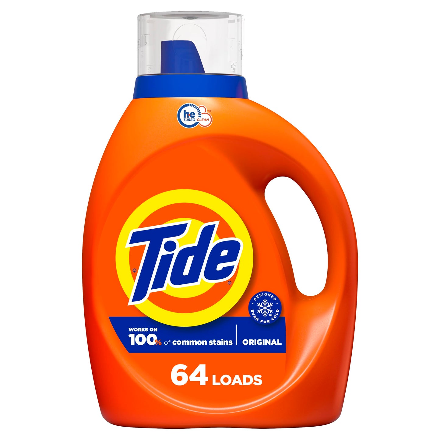 Tide Laundry Detergent Liquid, Original Scent, HE Compatible, 100 Loads, 132 fl oz, Tide Laundry Detergent, Liquid Laundry Detergent (Packaging May Vary)