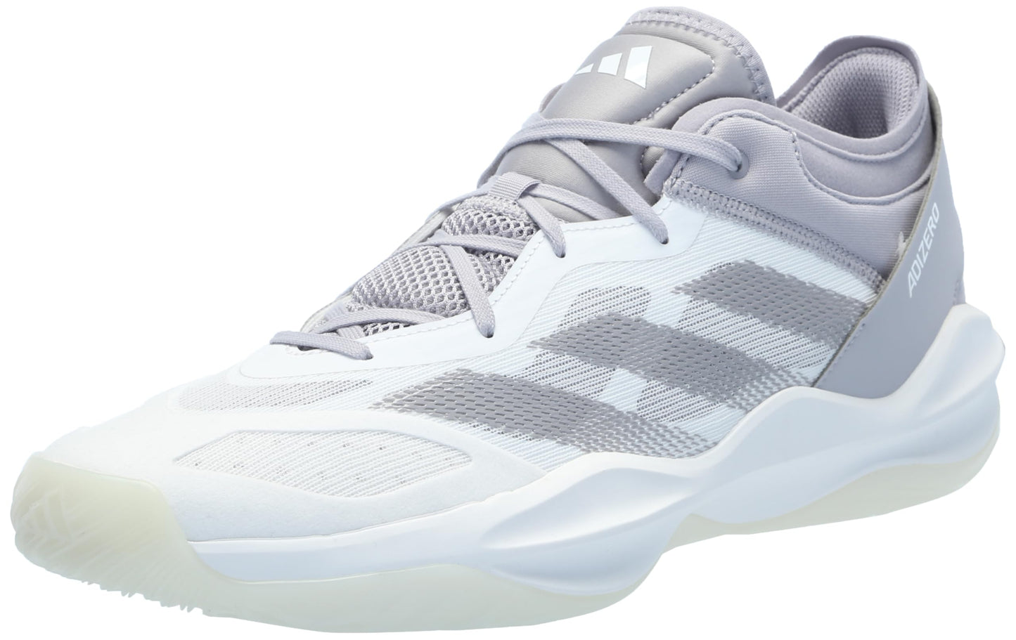 adidas Unisex Adizero Select 2.0 Basketball Sneaker, White/Glory Grey/White, 11 US Men