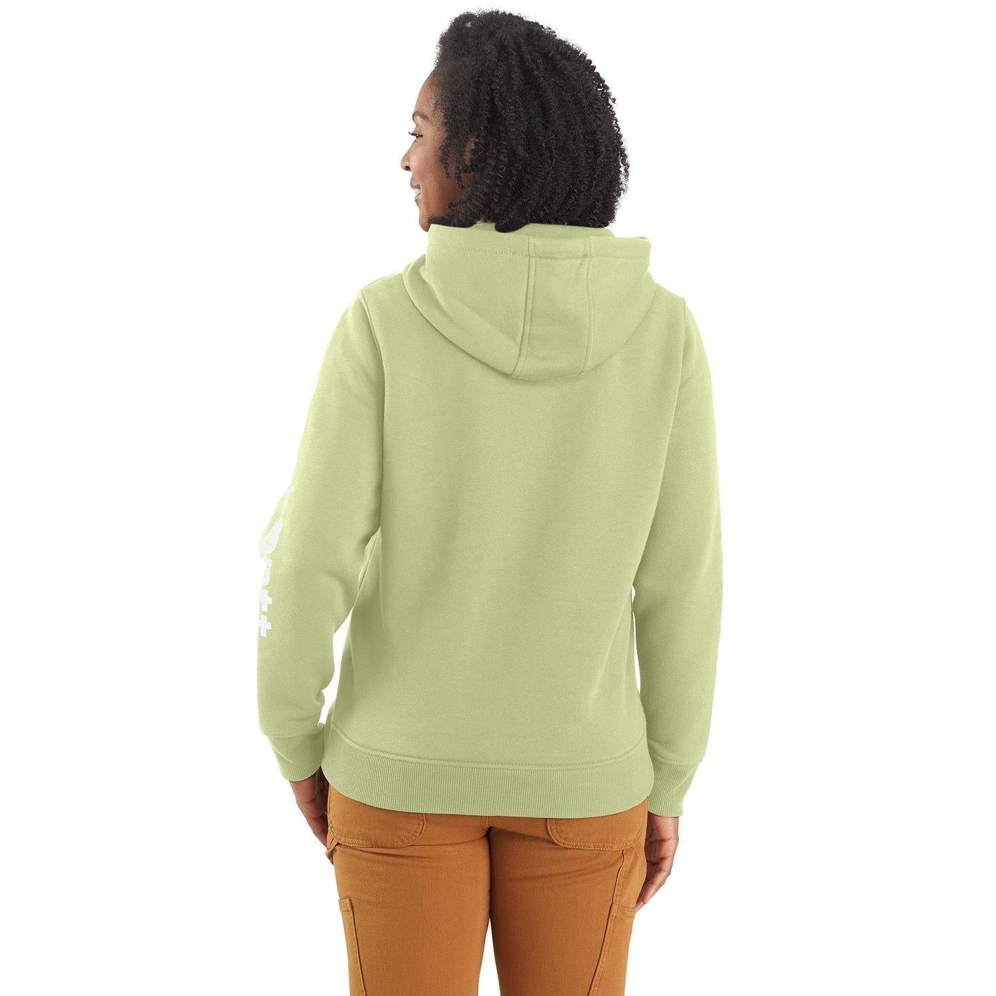 Carhartt Women's Relaxed Fit Midweight Logo Sleeve Graphic Sweatshirt