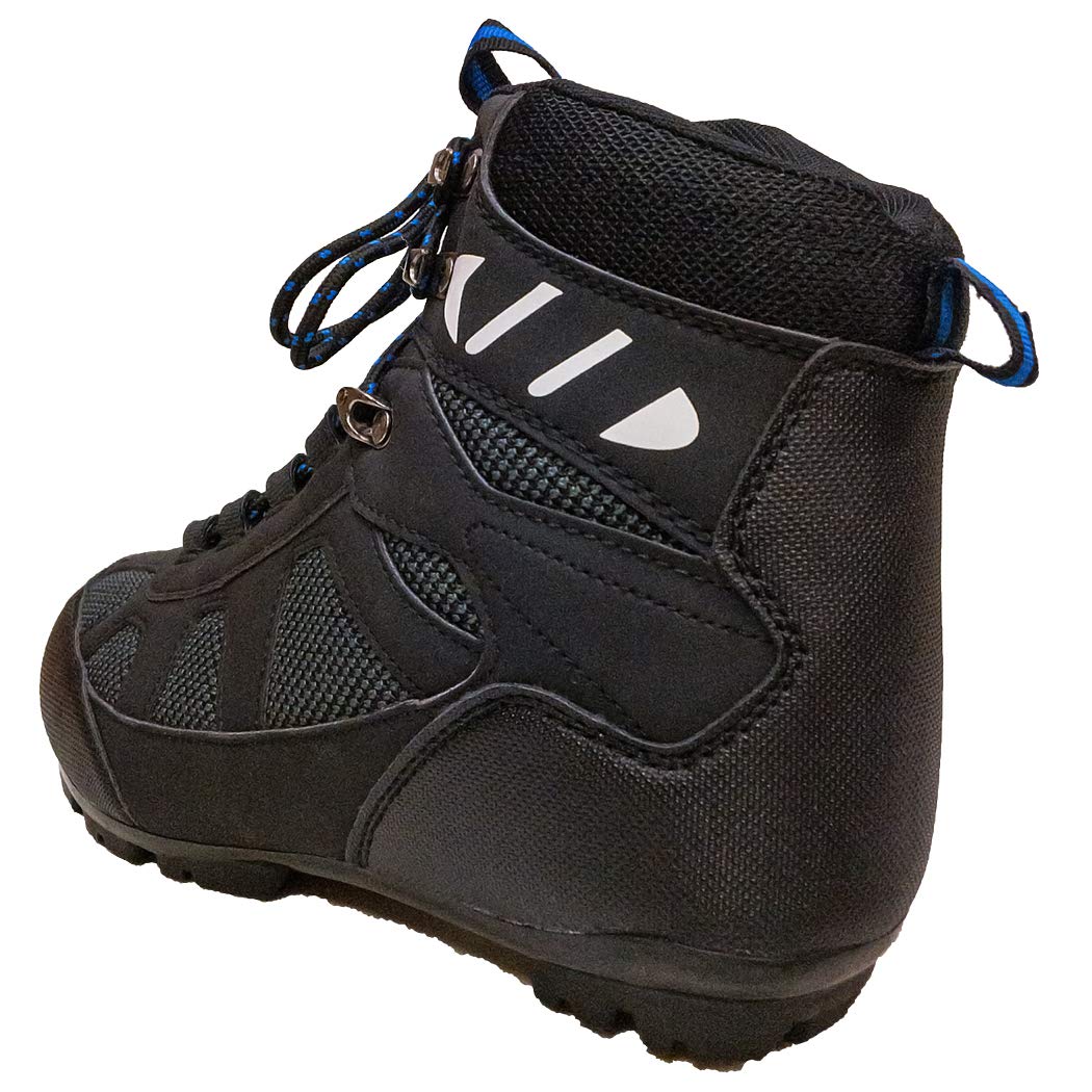 WHITEWOODS Unisex Adult 302 NNN Nordic Cross Country XC Touring Adventure Insulated Ski Boots, Black/Blue, 38