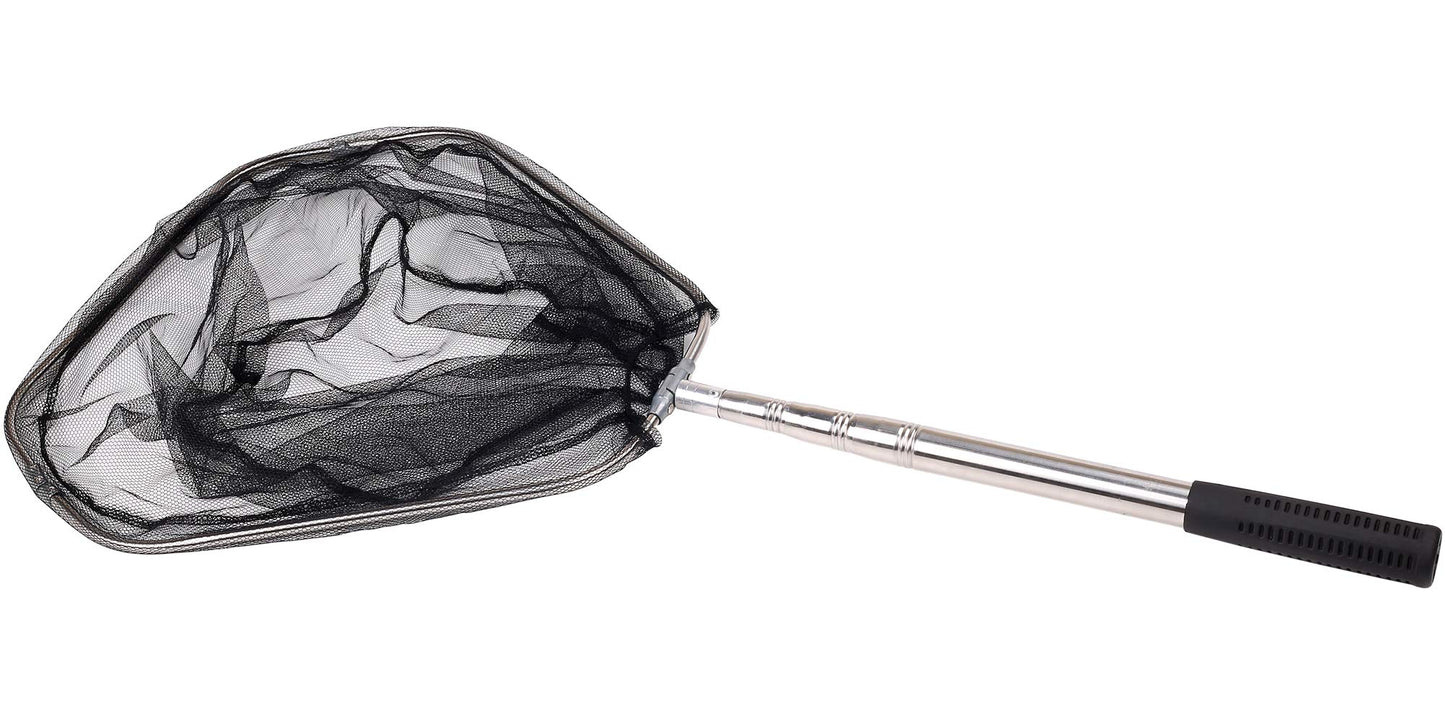 RESTCLOUD Fishing Landing Net with Telescoping Pole Handle, Fishing net Freshwater for Kids Men Women, Extend to 40-63 Inches