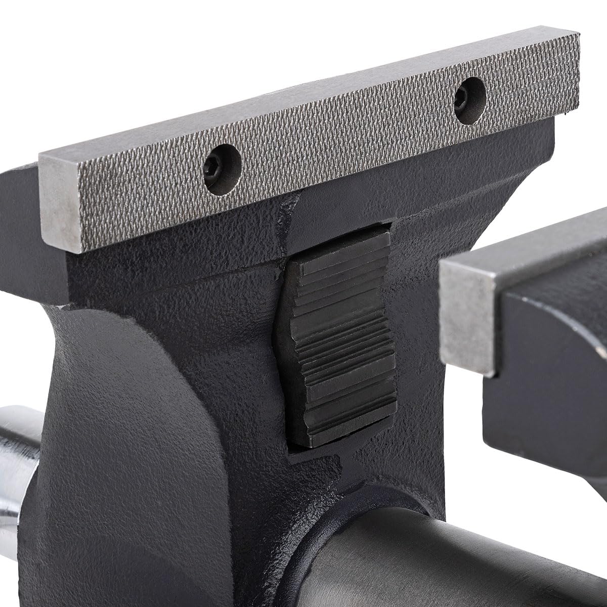 Yost HD550-C Heavy Duty 5-1/2 Inch Mechanics Work Bench Vise | Heavy Duty Woodworking & Metal Work Table with Secure Grip Swivel Base | 60,000 PSI Casting Iron Material with Extra-large Anvil Surface
