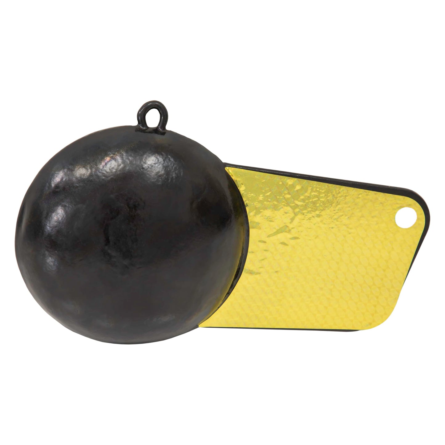 Extreme Max 3006.6747 Pancake Downrigger Weight with Protective Coating - 8 lbs.,Black