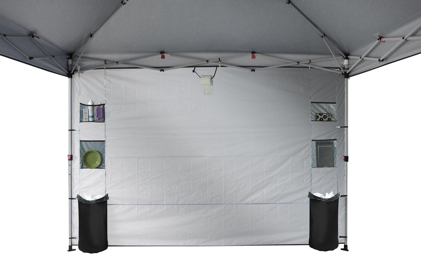 CROWN SHADES Canopy Tent 10x10 Pop Up Canopy Outdoor Shade with Pockets Sidewall, Easy Up Sun Shelter with One Person Set Up Center Lock, Portable Instant Camping Beach Canopy Tents, Forest Green