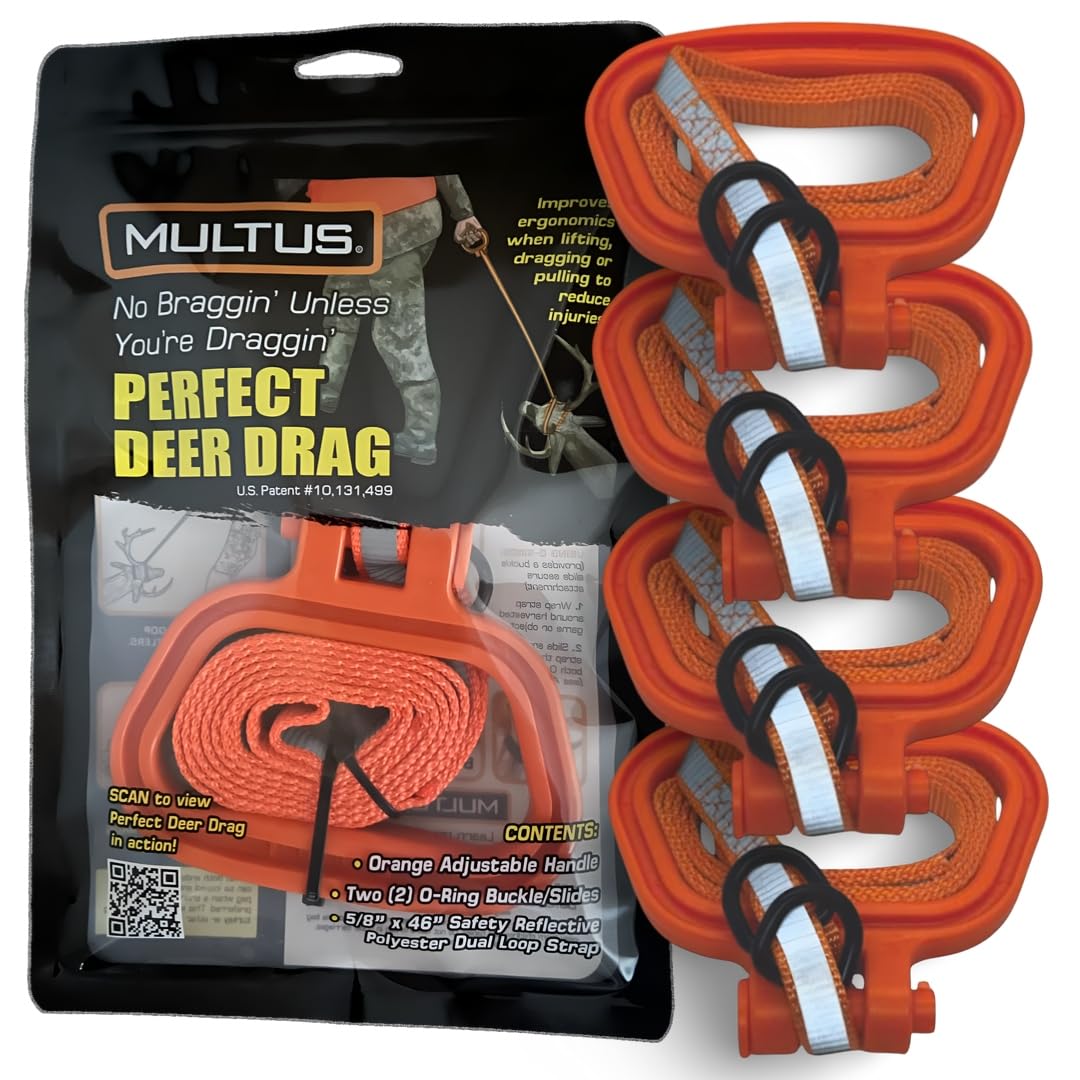 MULTUS Perfect Deer Drag Rope - Unique Hunting Gifts for Men - Essential Hunting Gear and Accessories - Deer Pull Strap