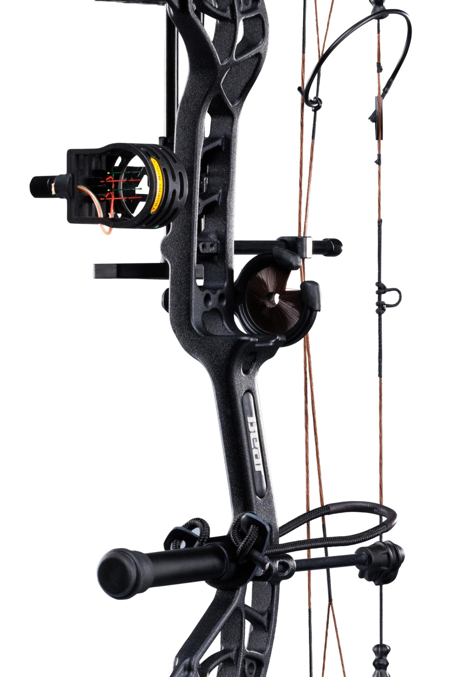 Bear Cruzer G4 Ready to Hunt Compound Archery Bow, 70lb. Draw Weight, Left Hand, Black/Mossy Oak Roots