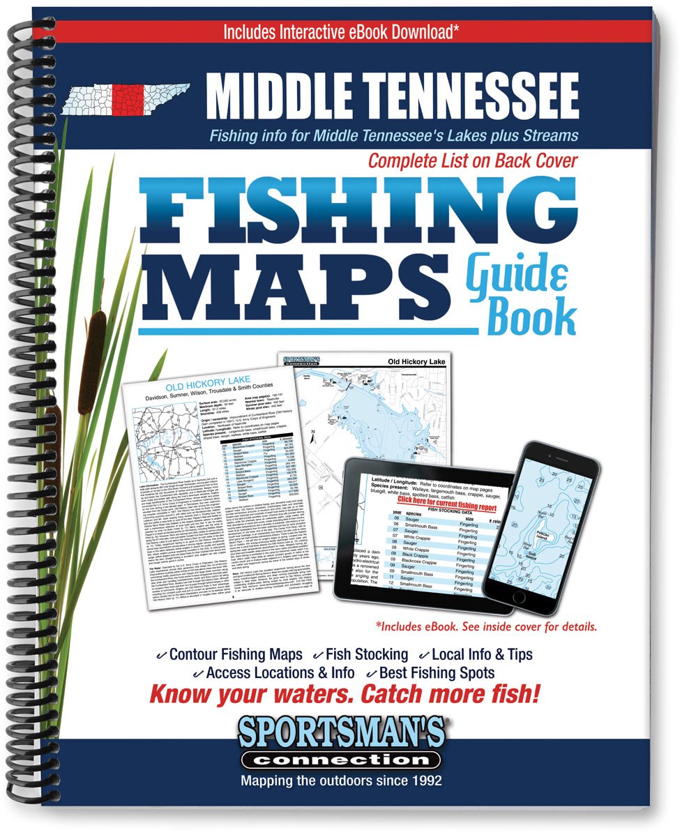 Middle Tennessee Fishing Map Guide