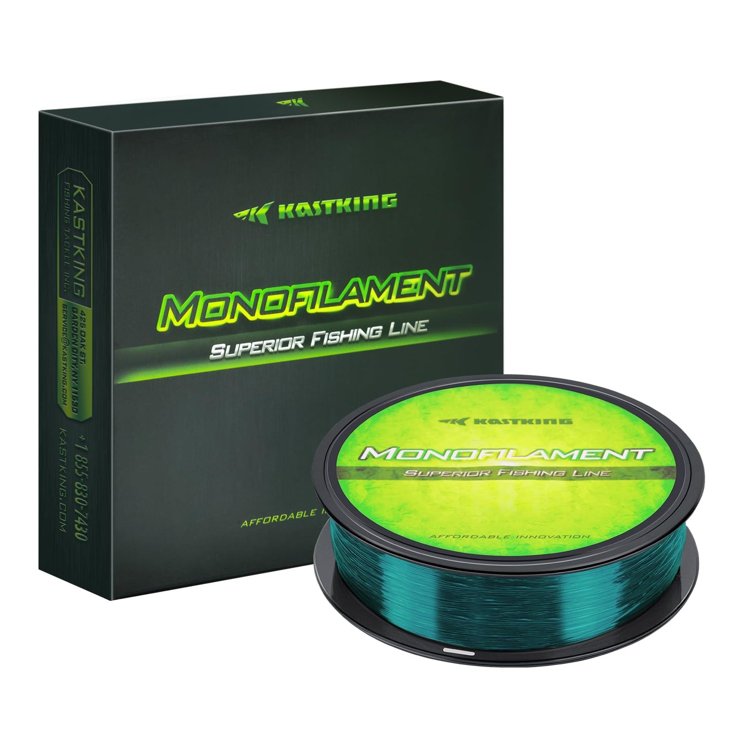 KastKing World's Premium Monofilament Fishing Line - Paralleled Roll Track - Strong and Abrasion Resistant Mono Line - Superior Nylon Material Fishing Line - 2015 ICAST Award Winning Manufacturer