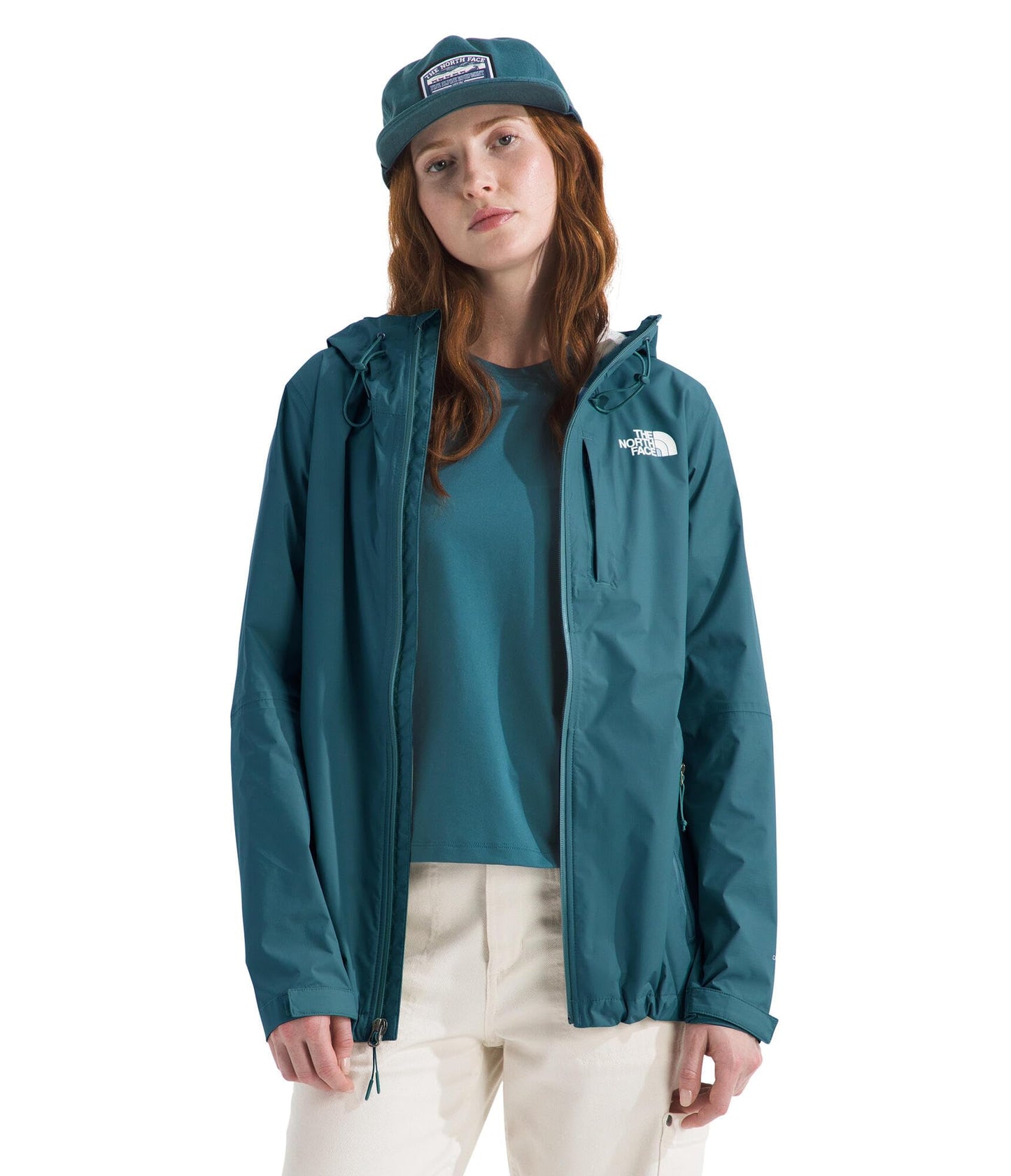 THE NORTH FACE Women's Alta Vista Rain Jacket | 3 Piece Hood With Adjustable Cinch-cord, Waterproof, Breathable