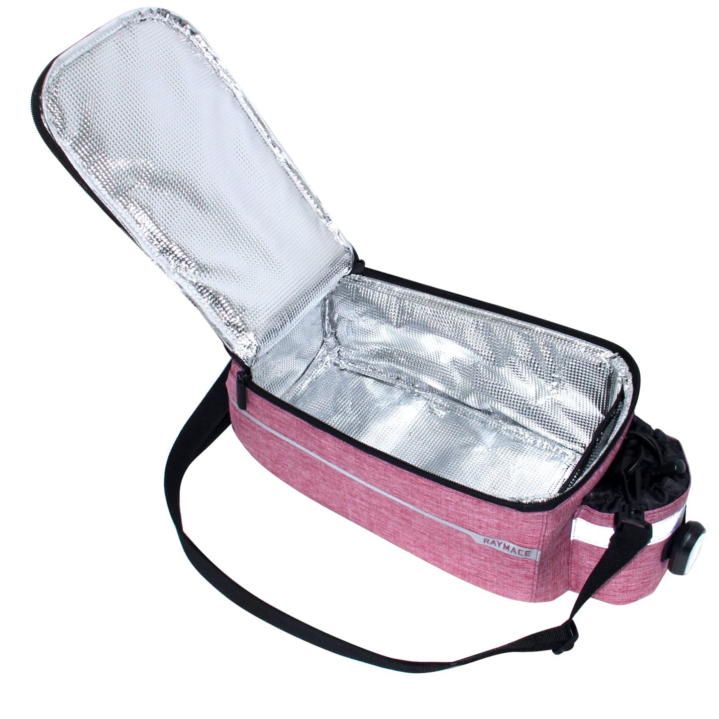 RAYMACE Bike Rear Rack Bag with Tail Light, Bike Truck Cooler Bag for Warm or Cold Items