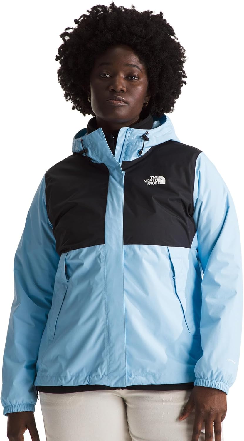 THE NORTH FACE Women's Antora Waterproof Jacket (Standard & Plus Size) | Breathable Rain Coat With Hood & Alpine Zip Pockets
