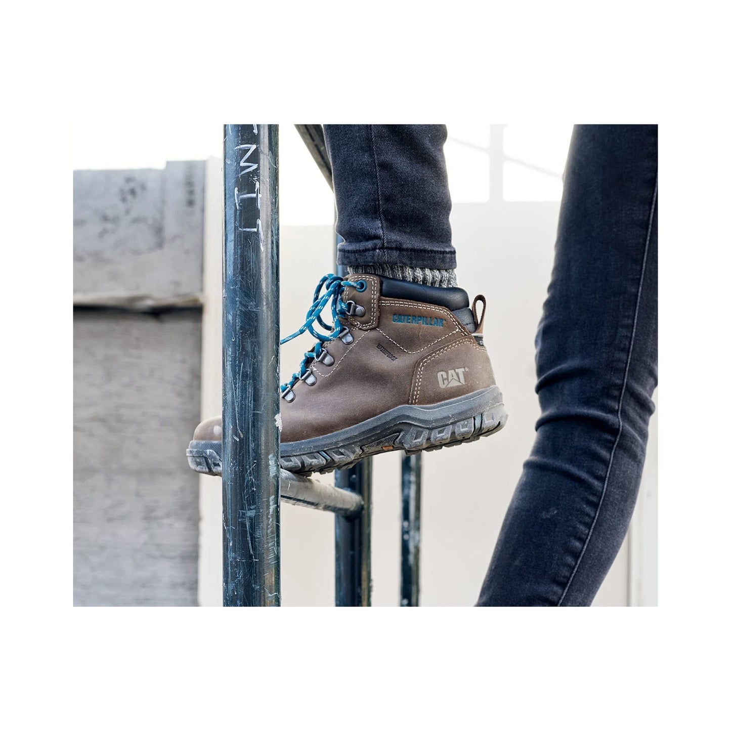 CAT Women's Mae Waterproof Steel Toe Work Boot