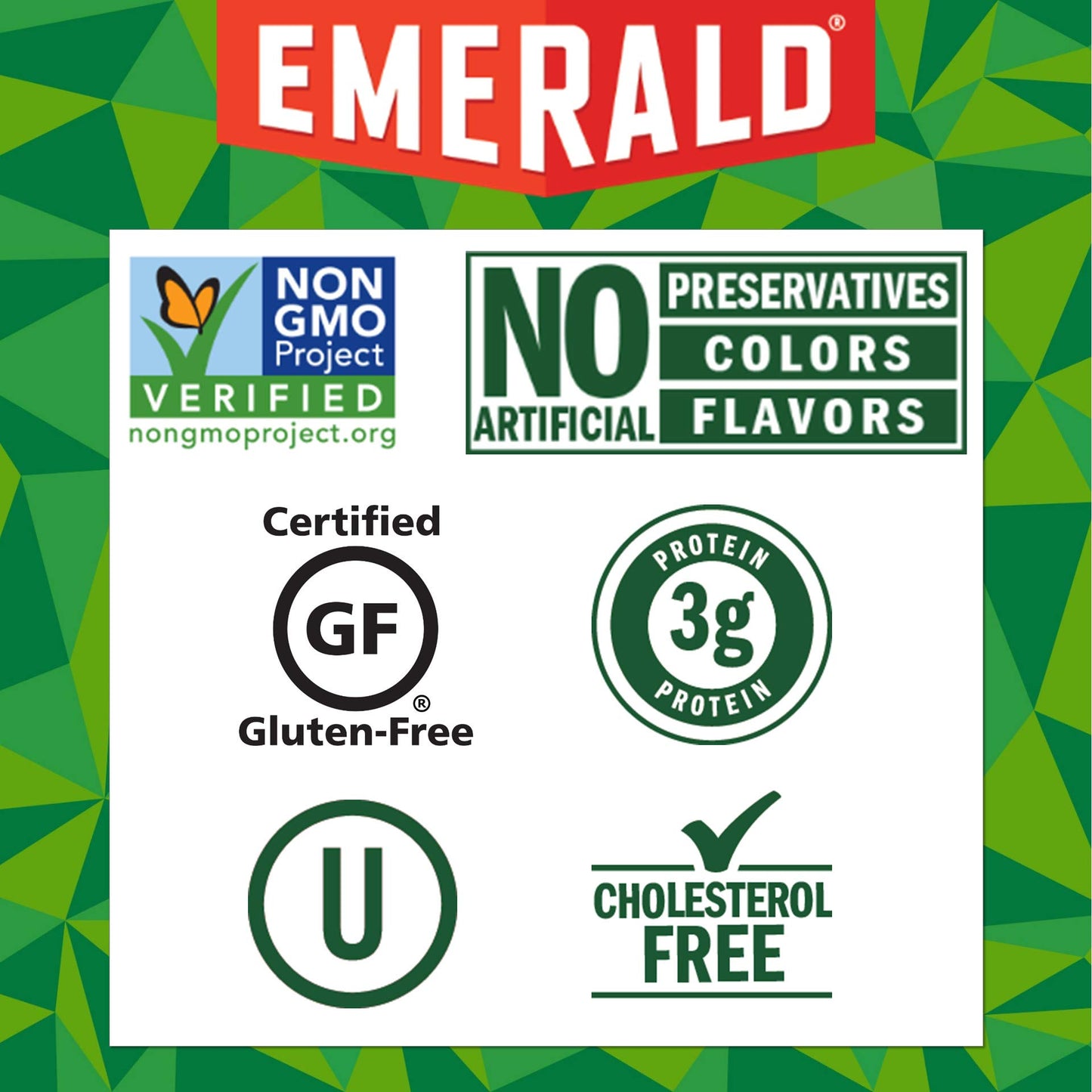 Emerald Nuts Mixed Nuts Variety Pack 18ct (1-Pack) , 100-Calorie Individual Packs , Features Dry Roasted Almonds, Natural Almonds & Walnuts, and Roasted & Salted Cashews