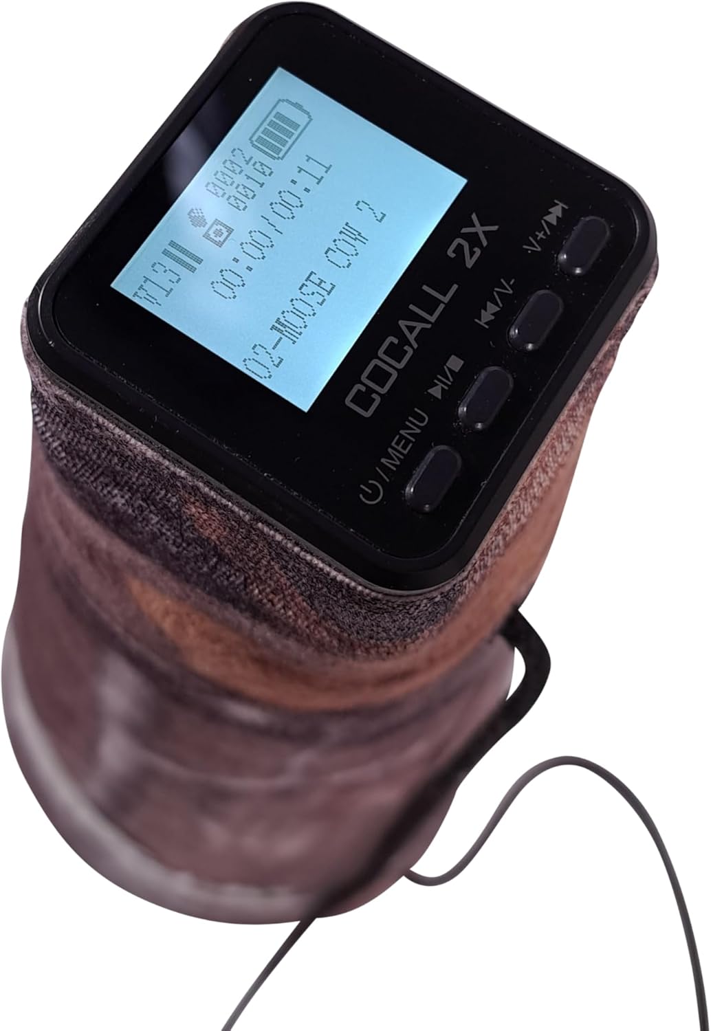 COCALL2X Electronic Deer Call, Moose Hunting Game Call - Low Pitch Deer Calls for Hunting, Exceptional Sound Quality - Camouflage Predator Call - Includes SD Card with 10 Basic Moose and Deer Sounds