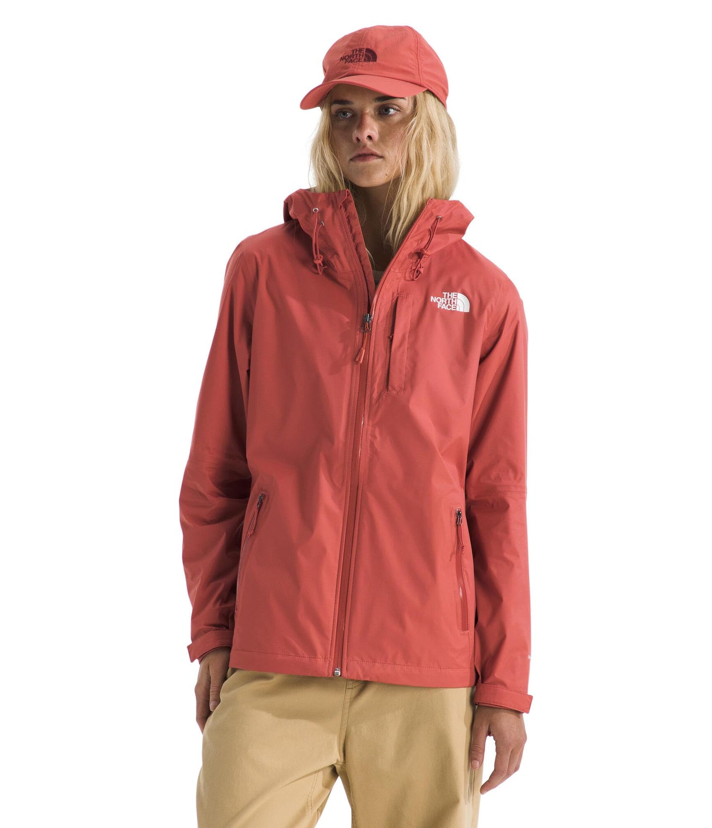 THE NORTH FACE Women's Alta Vista Rain Jacket | 3 Piece Hood With Adjustable Cinch-cord, Waterproof, Breathable