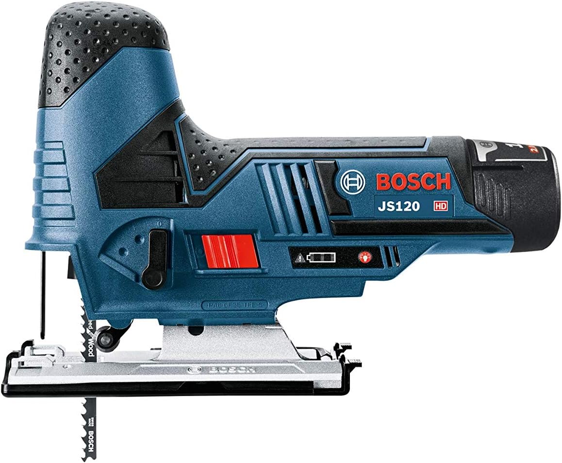 BOSCH JS120N 12V Max Barrel Grip Jig Saw, Cordless, Variable Speed, Tool-free Blade Change (Bare Tool)