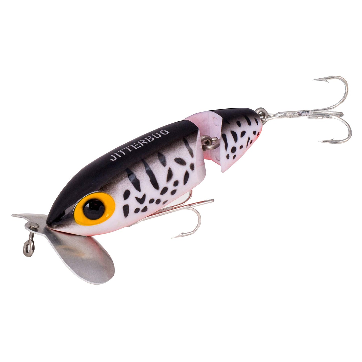 Jitterbug Topwater Bass Fishing Lure - Excellent for Night Fishing