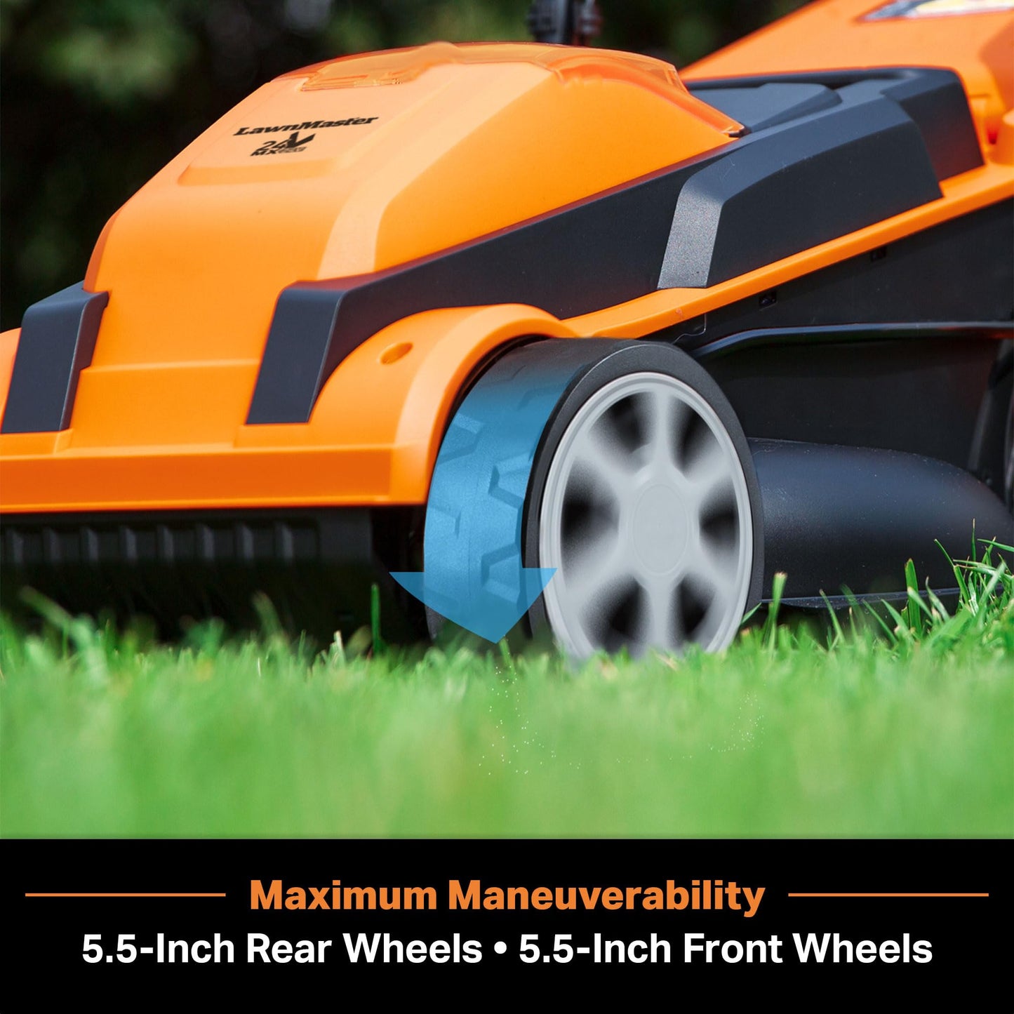 LawnMaster MEB1114K Electric Corded Lawn Mower 15-Inch 11AMP