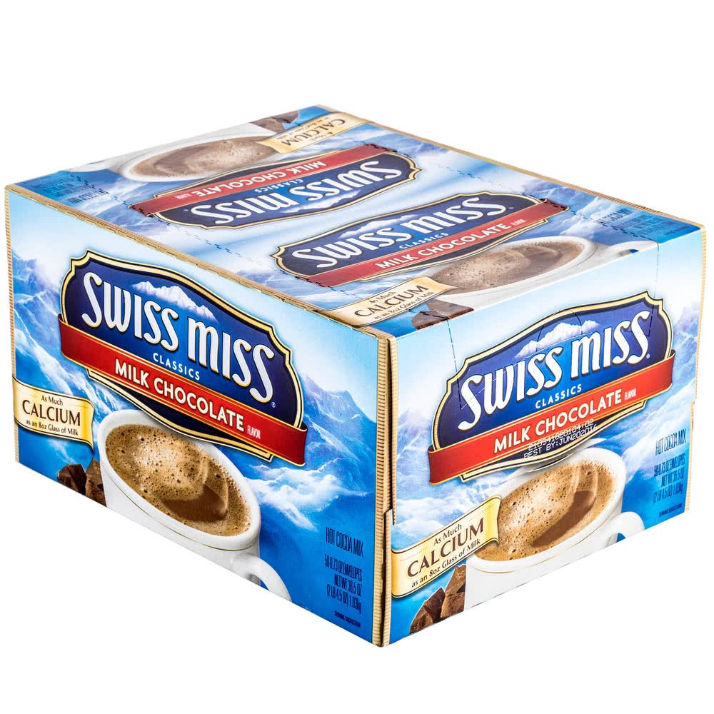 Swiss Miss Milk Chocolate Flavor Hot Cocoa Mix Canister, 76.55 oz.