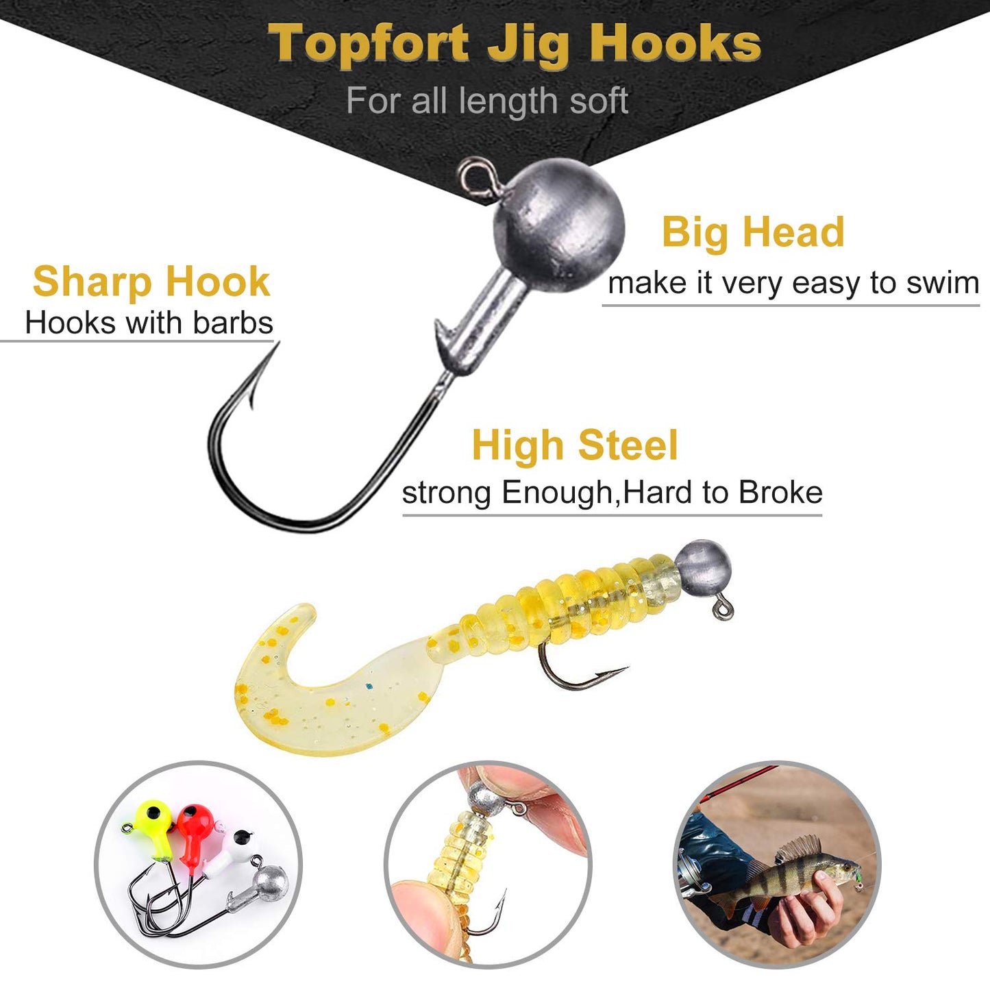 TOPFORT 187/343pcs Fishing Accessories Kit, Organized Fishing Tackle Box with Tackle Included, Fishing Hooks, Fishing Weights Sinkers, Fishing Gear and Equipment, Fishing Gift for Men