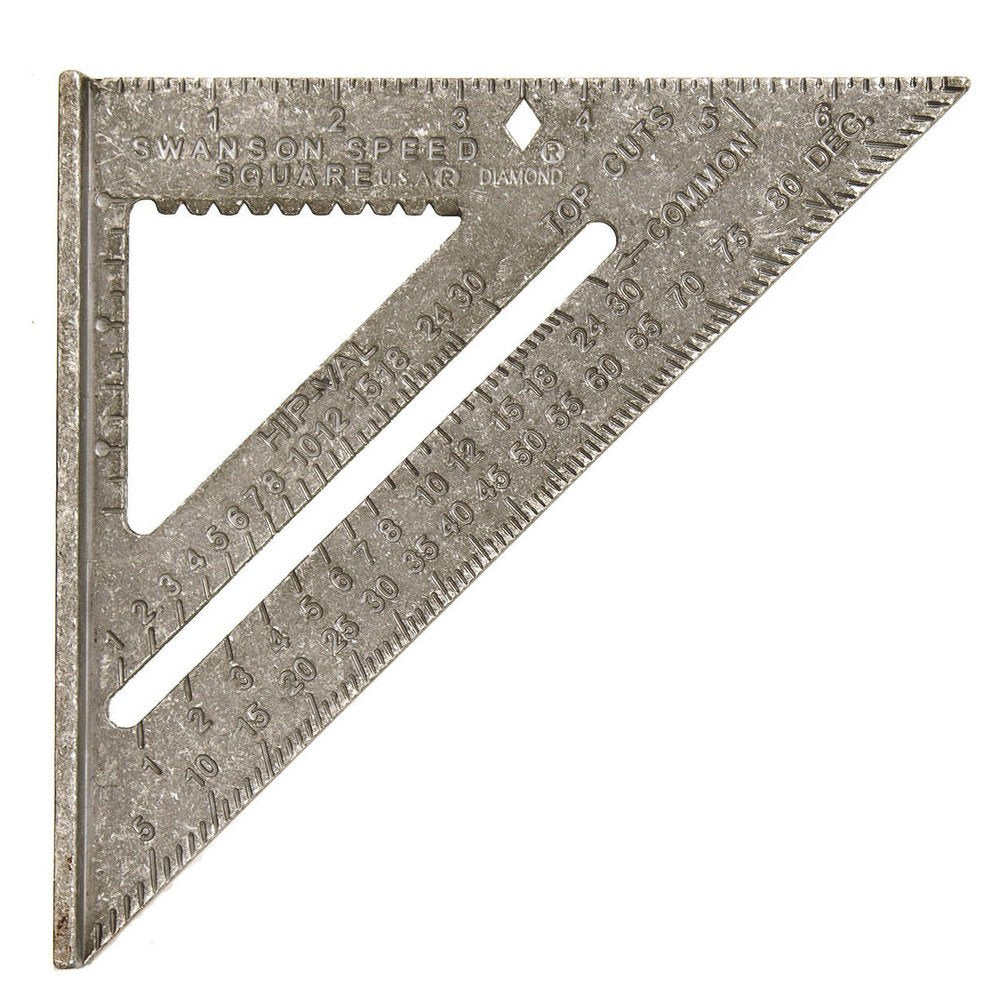 SWANSON Tool Co S0101 7 Inch Speed Square, Blue