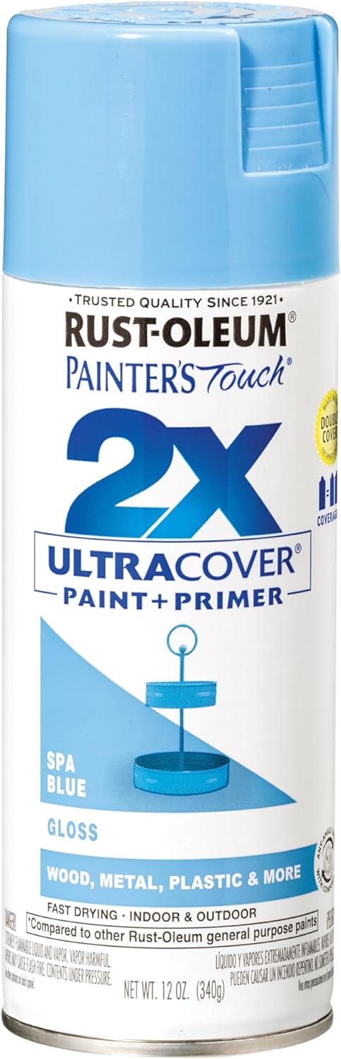 Rust-Oleum 331182 Painter's Touch 2X Ultra Cover Spray Paint, 12 oz, Ultra Matte Black