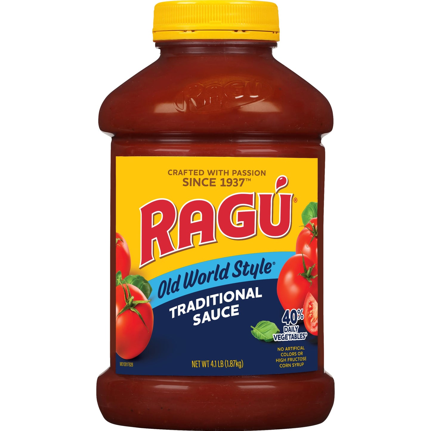 Ragu Old World Style Traditional Sauce, Made with Olive Oil, Perfect for Italian Style Meals at Home, 45 OZ