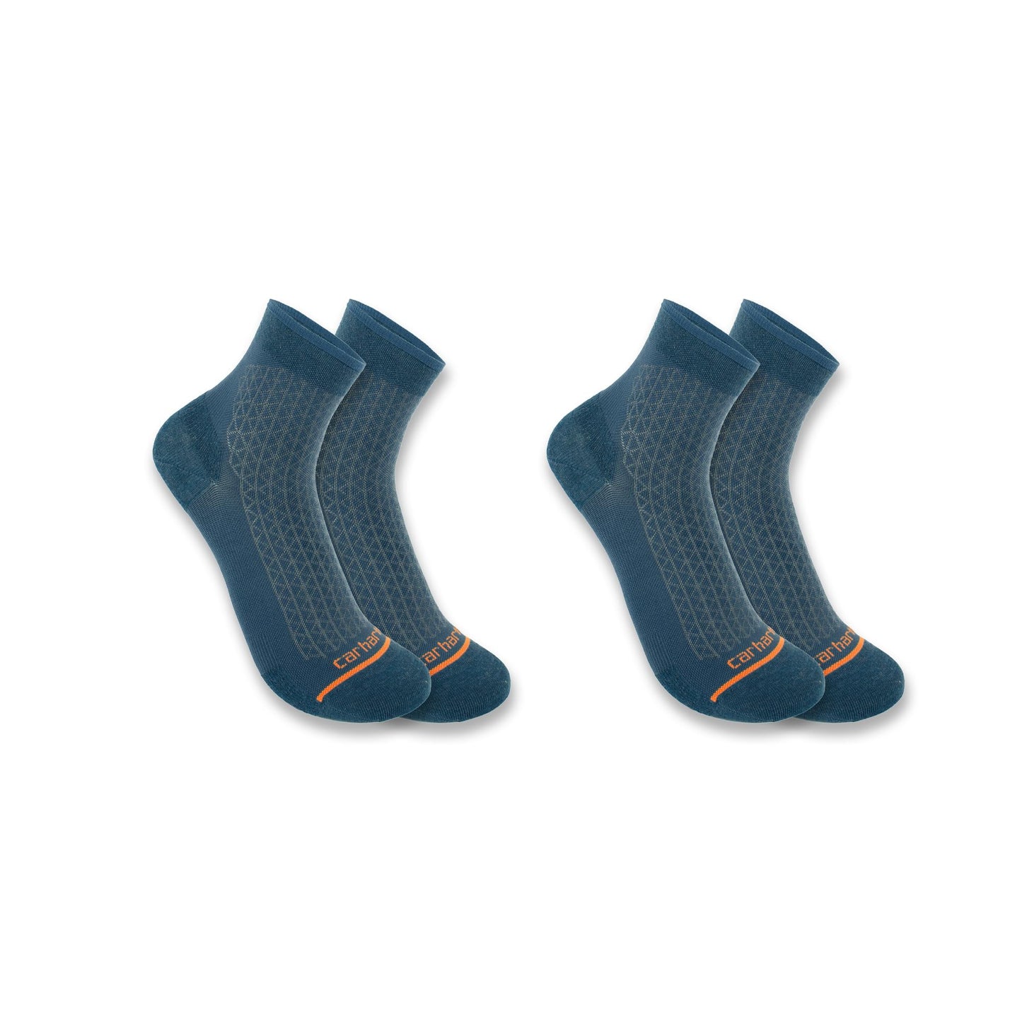 Carhartt Men's Lightweight Durable Quarter Sock 2 Pack