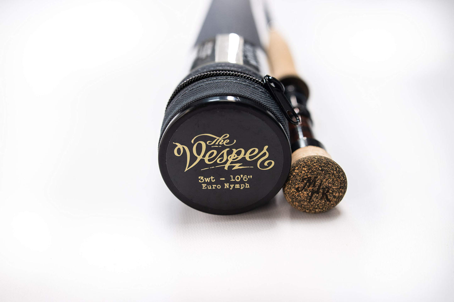 Moonshine Rod Co. Fly Fishing Rod with Carrying Case and Extra Rod Tip Section, Slow-Medium-Fast Action